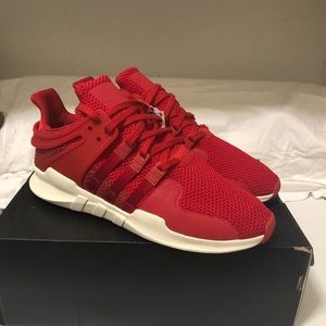 New Adidas EQT Support Snakeskin red
